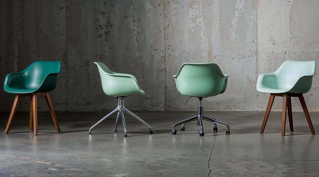 materiales vanguardistas, muebles