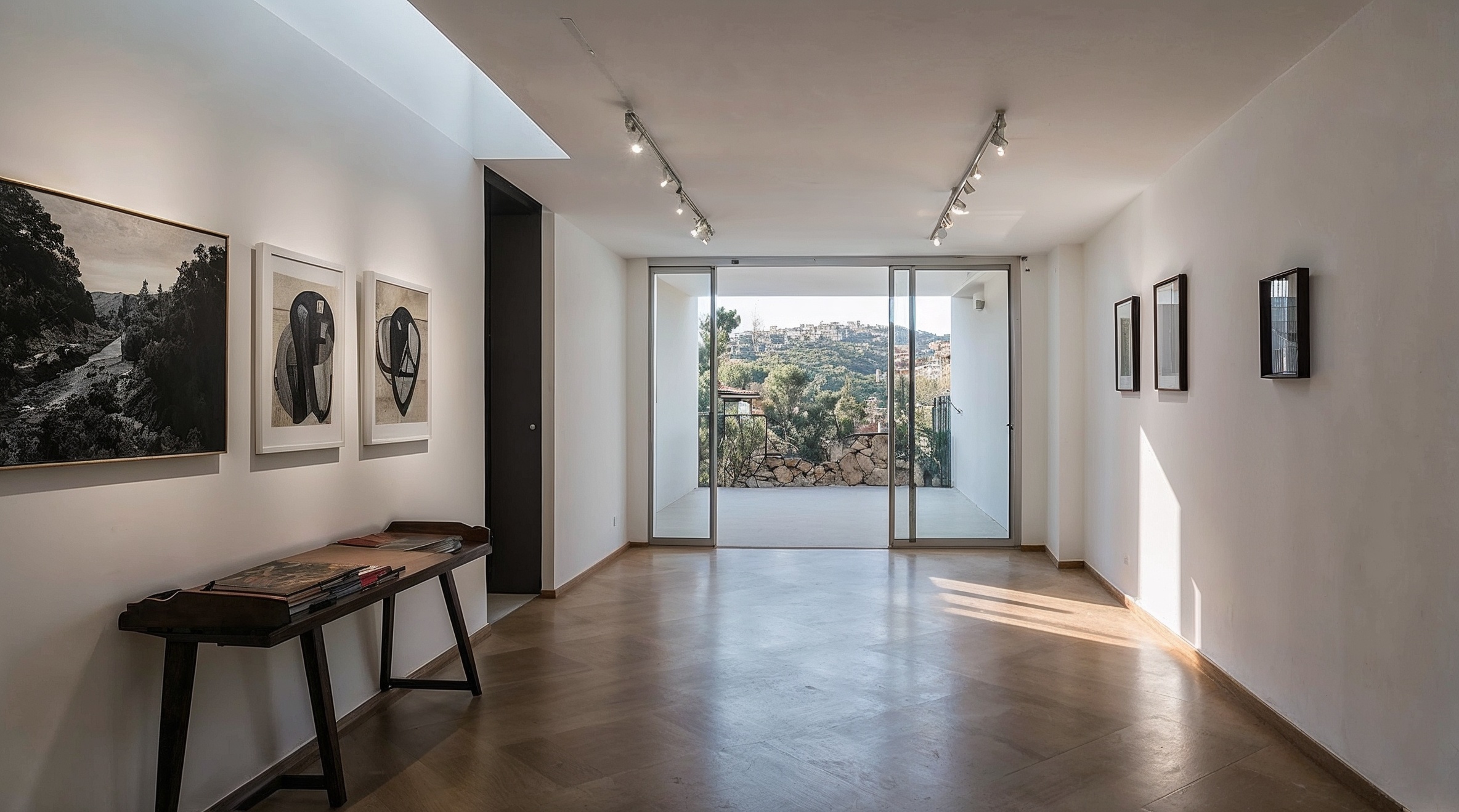 vivir en una galería de arte