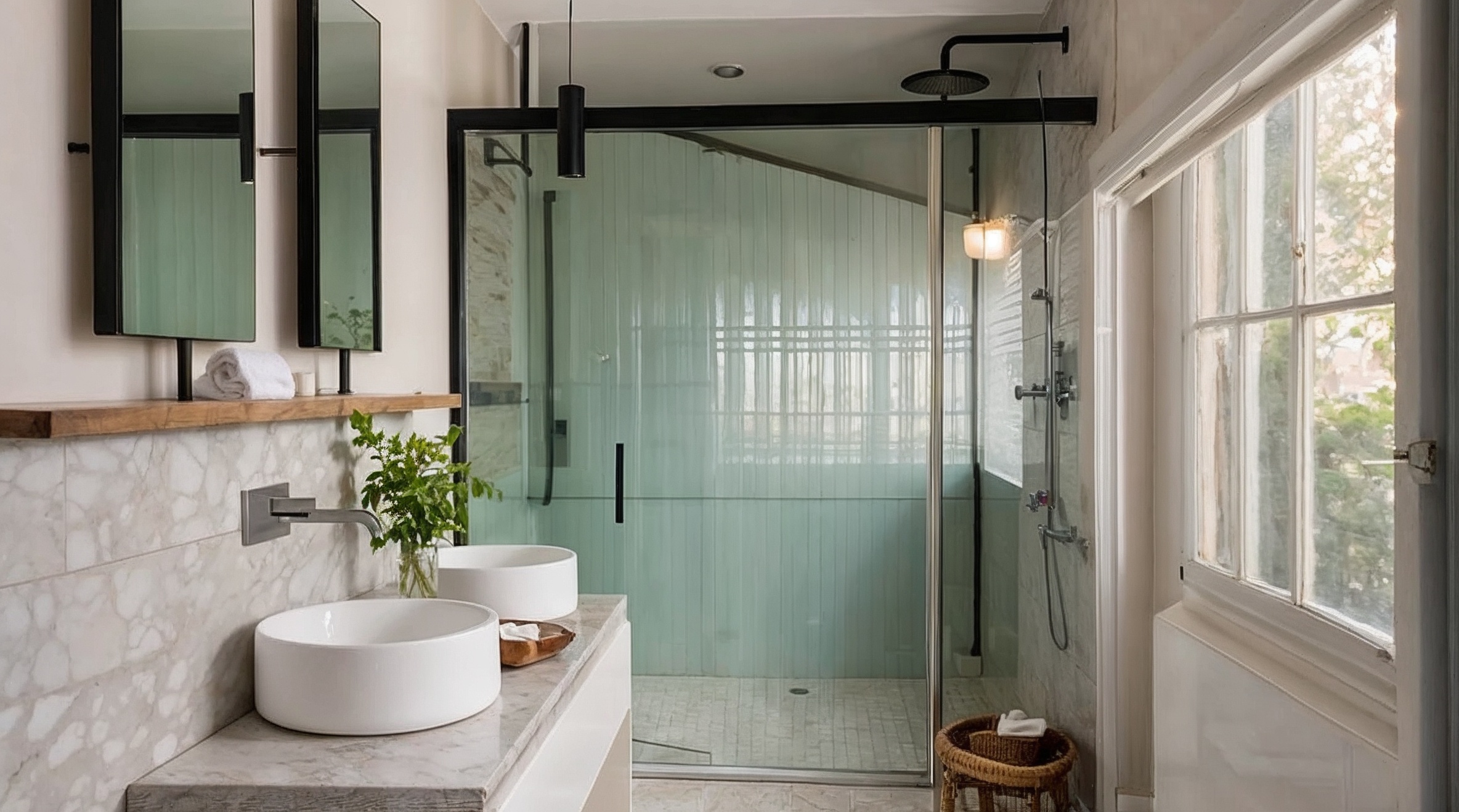 baño fácil de limpiar