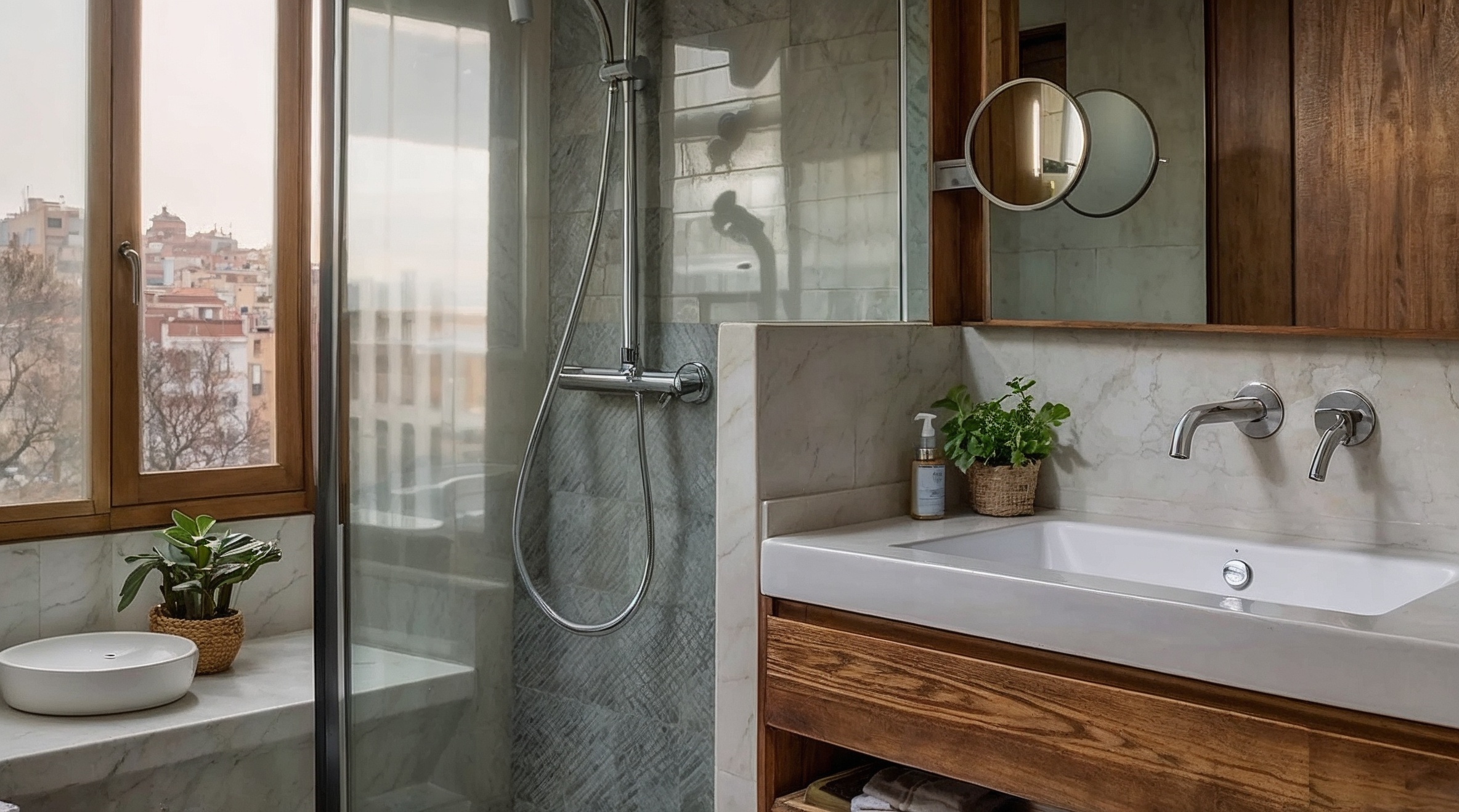 baño fácil de limpiar