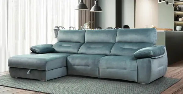SOFA ELÉCTRICO CON CHAISE LONGUE CELYS