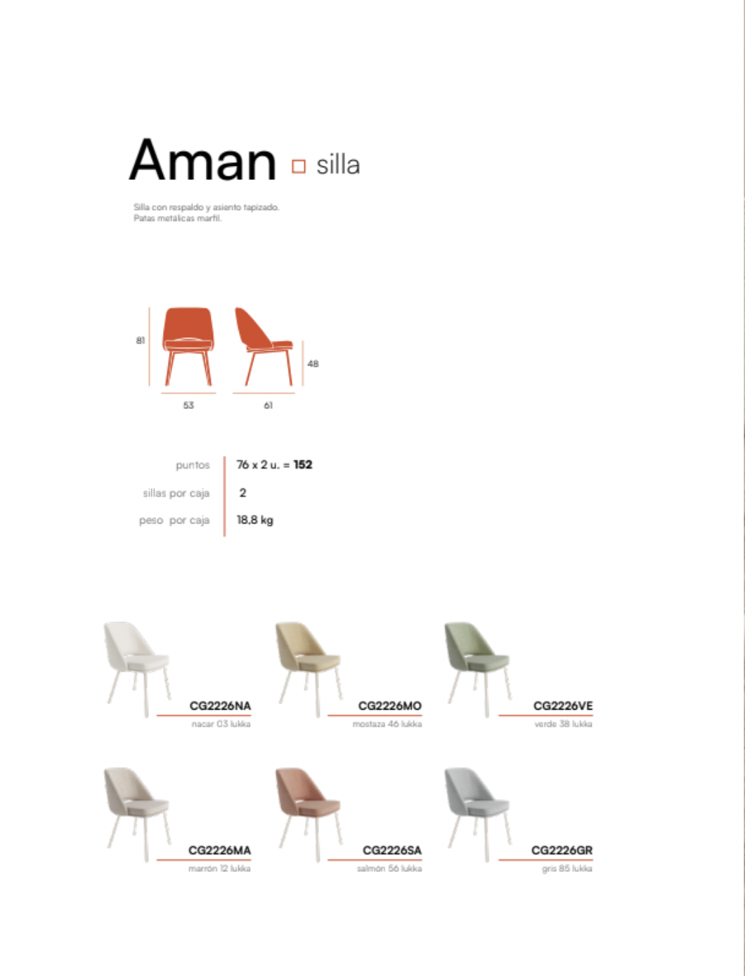 SILLA AMAN - Imagen 2