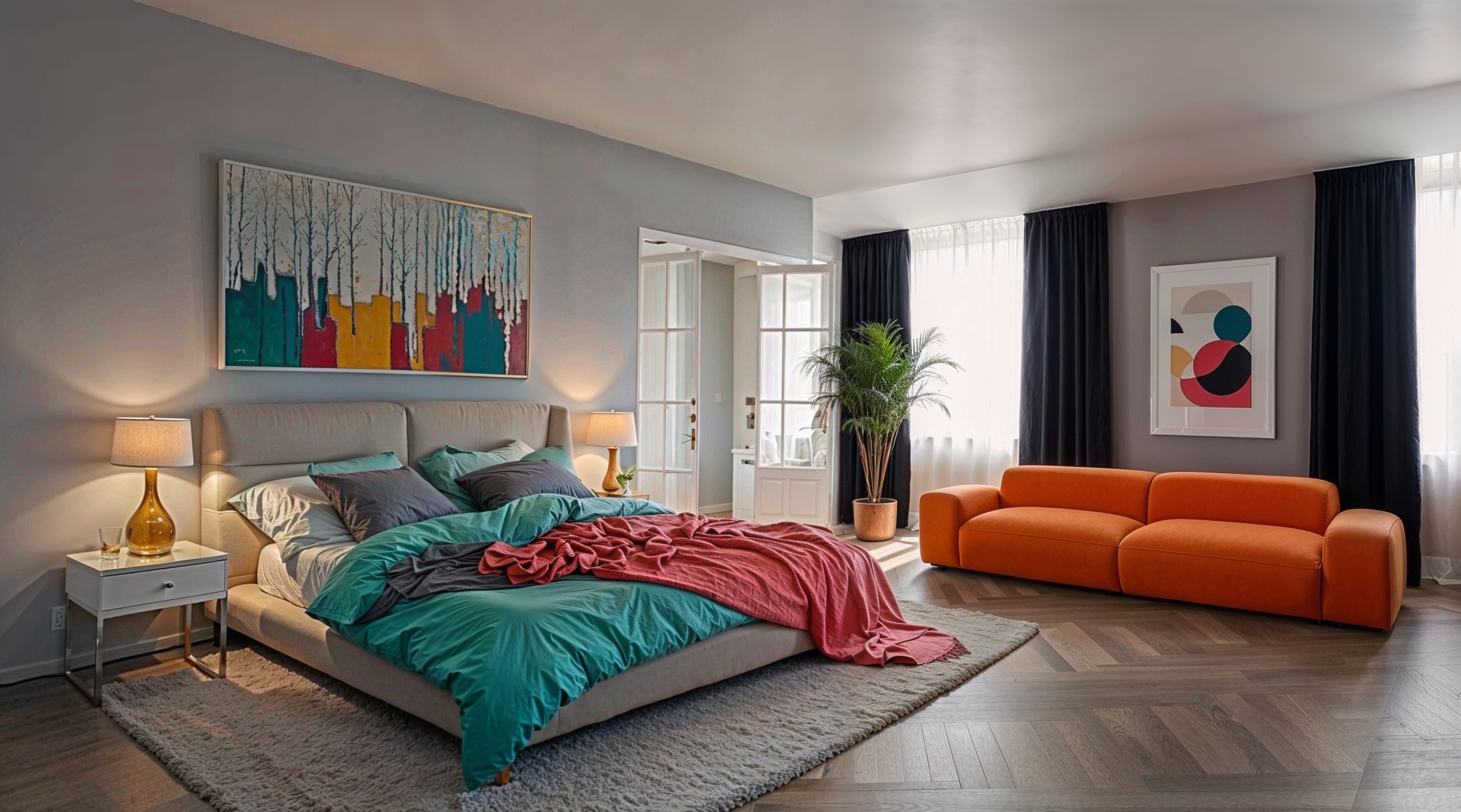 color block, decoración