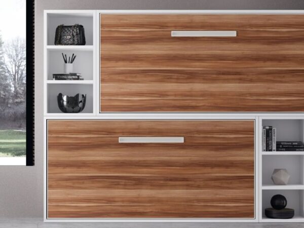 LITERA ABATIBLE CON ESTANTERIAS EXTENSO