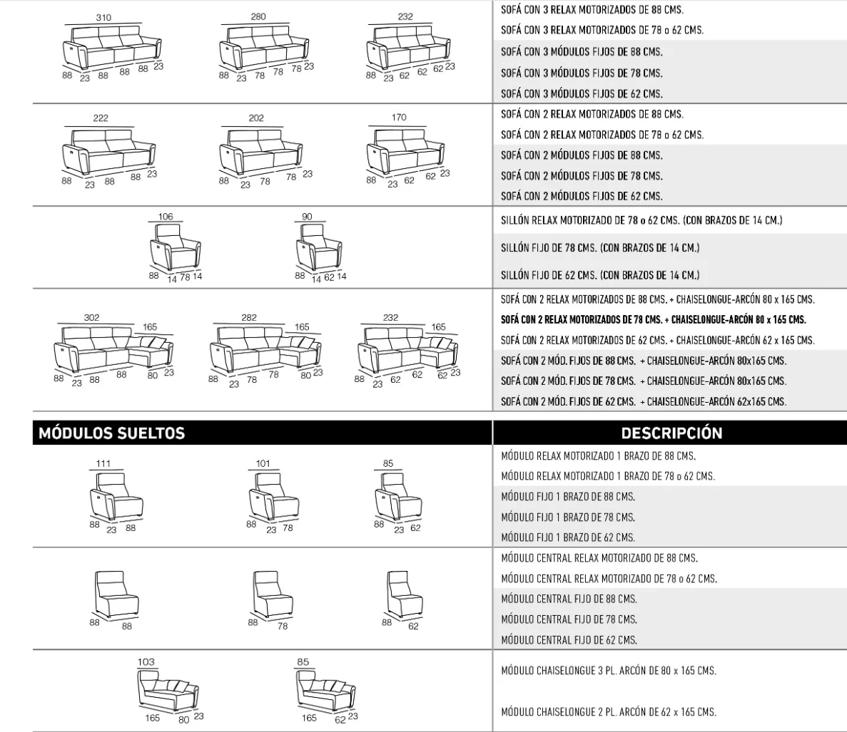 SOFÁ TICOS RELAX ELÉCTRICO - Imagen 6
