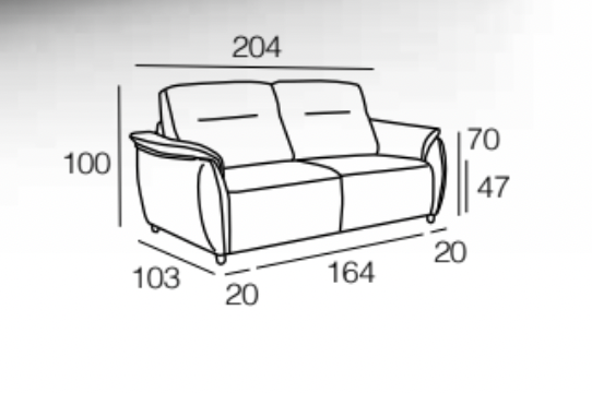 SOFÁ CAMA AMORE - Imagen 4