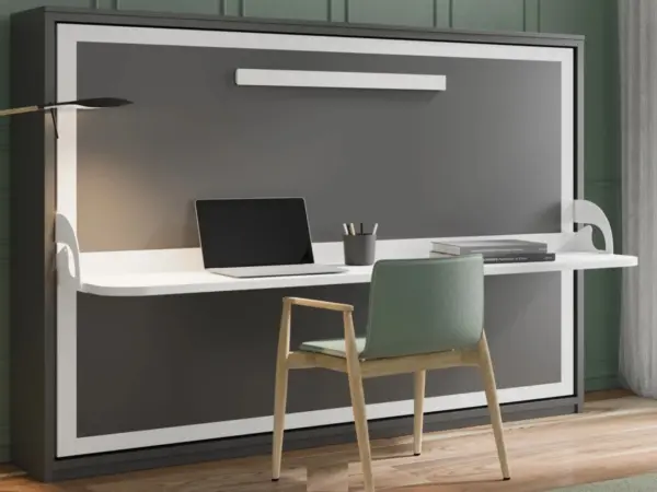 CAMA ABATIBLE CON ESCRITORIO NOVA 140 x 190