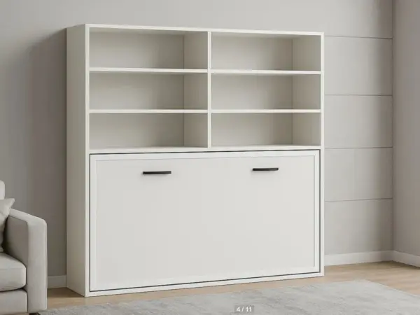 CAMA ABATIBLE 90 x 190 CON LIBRERIA NOVA