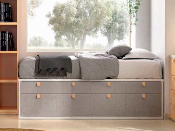 CAMA COMPACTA CON 8 CAJONES RMBA