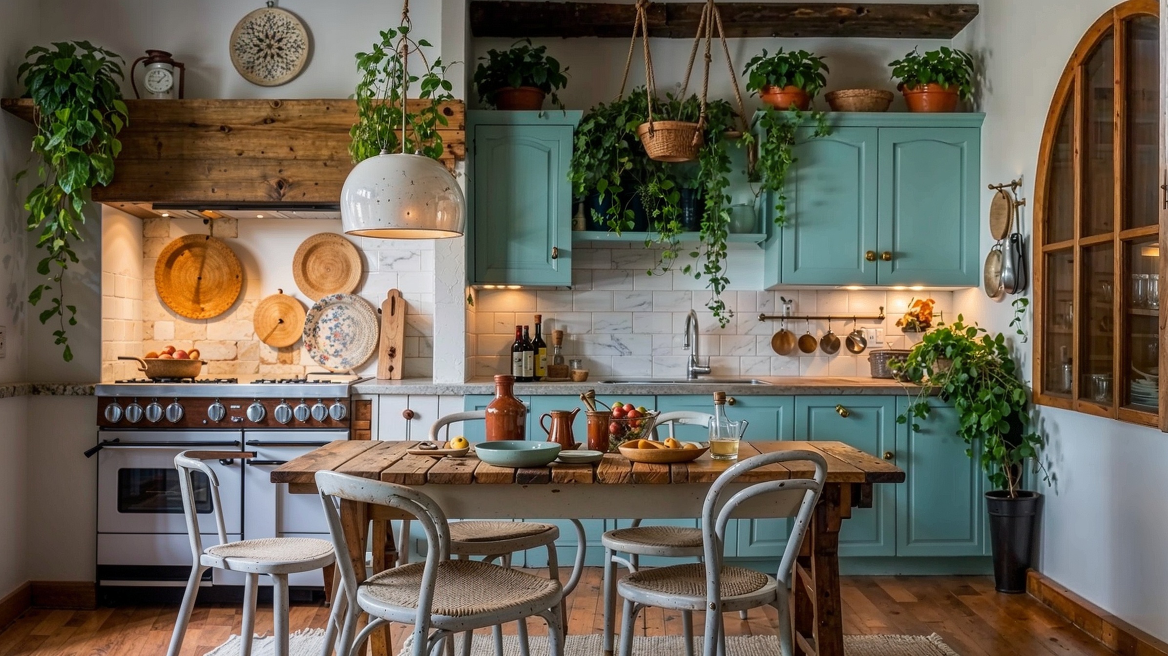 jardín interior, piso pequeño