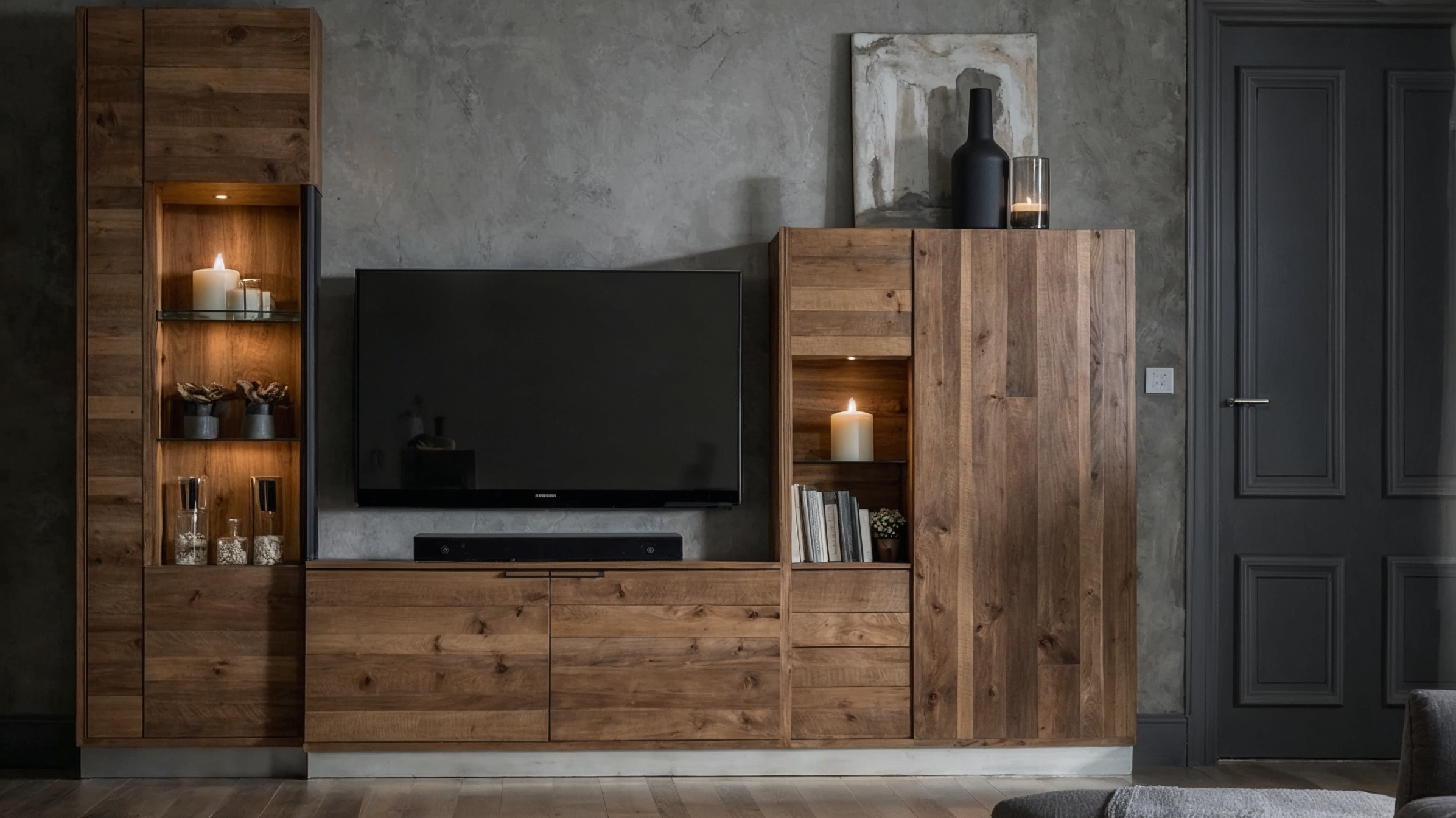 muebles minimalista, estilo rústico