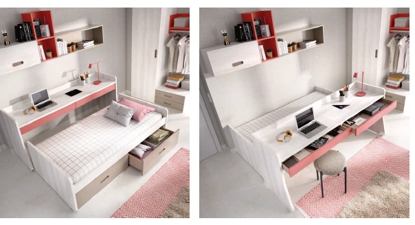 CAMA Y ESCRITORIO RIMOBEL - Imagen 2