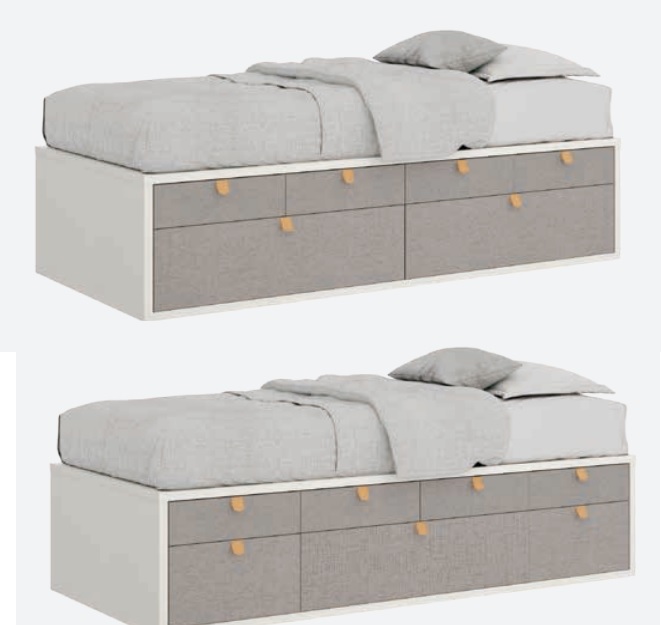 CAMA COMPACTA CON 8 CAJONES RMBA - Imagen 2