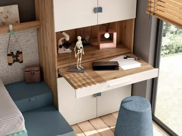 ARMARIO CON ESCRITORIO INCORPORADO RS