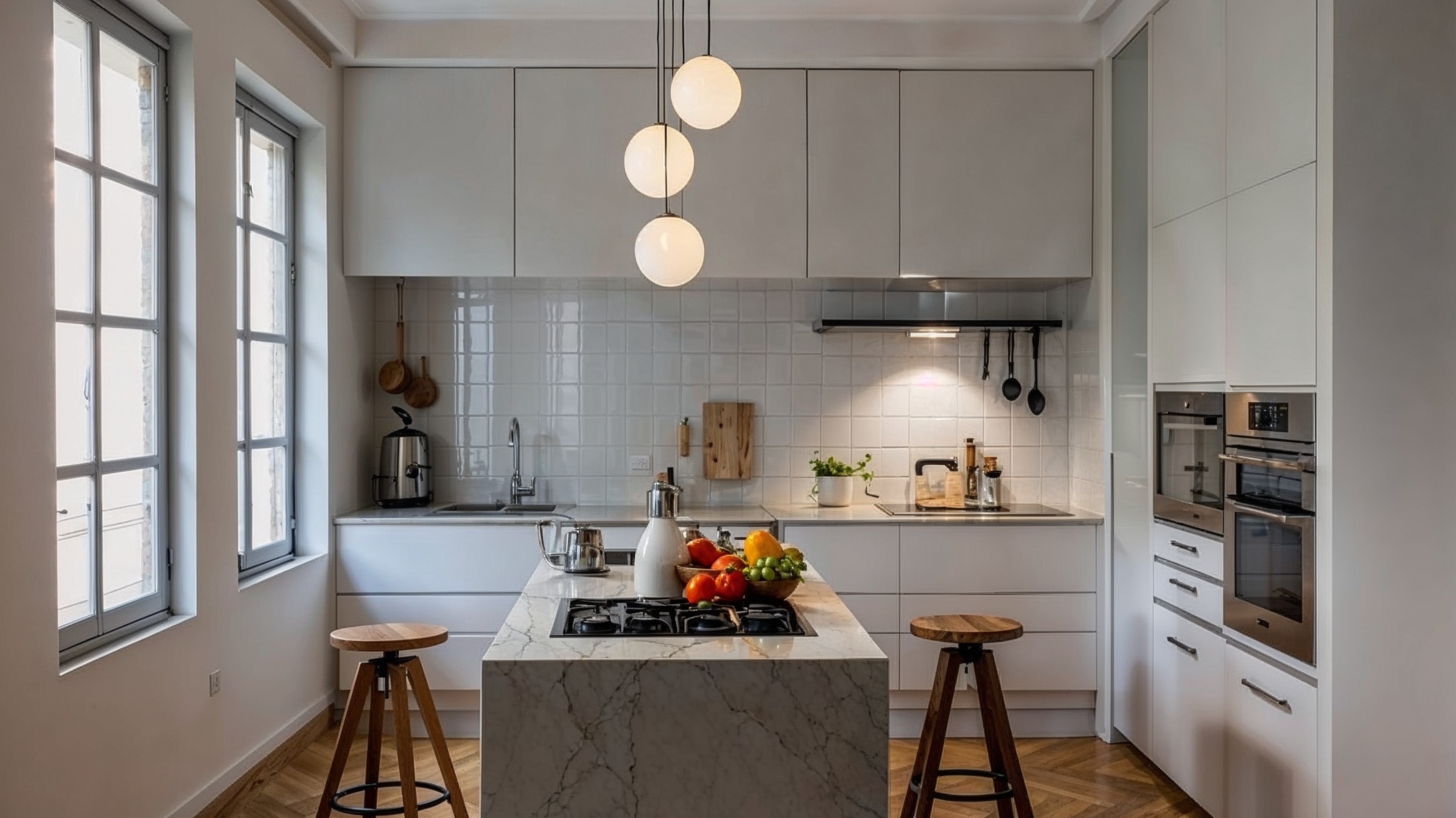 muebles grandes, espacios pequeños