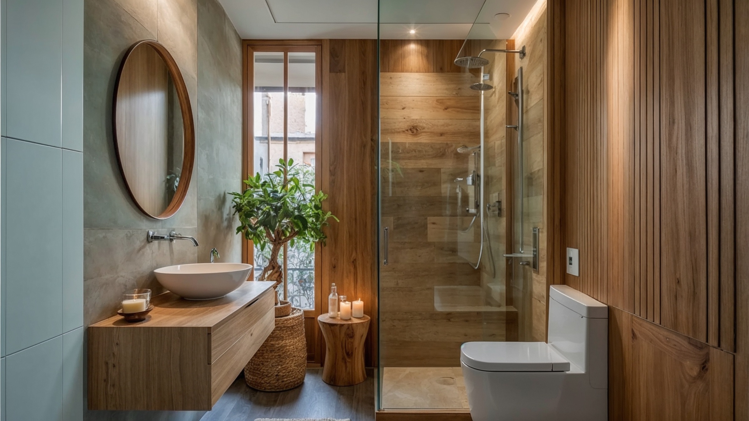 baños pequeños, decoración