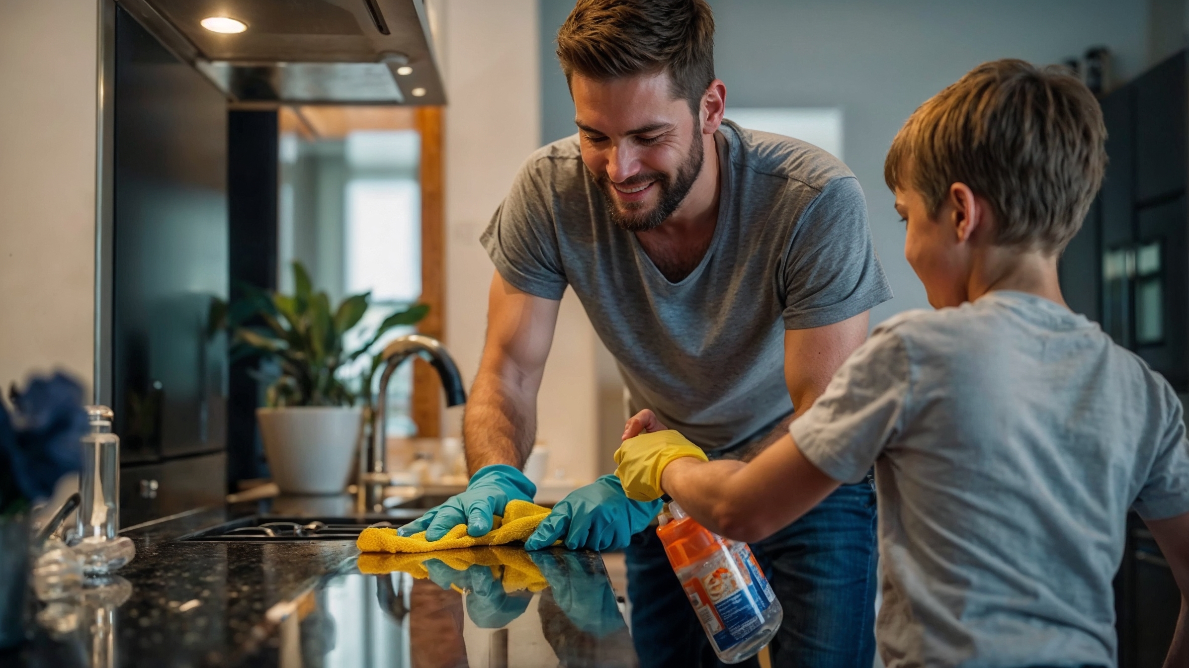 limpieza, hogar, muebles