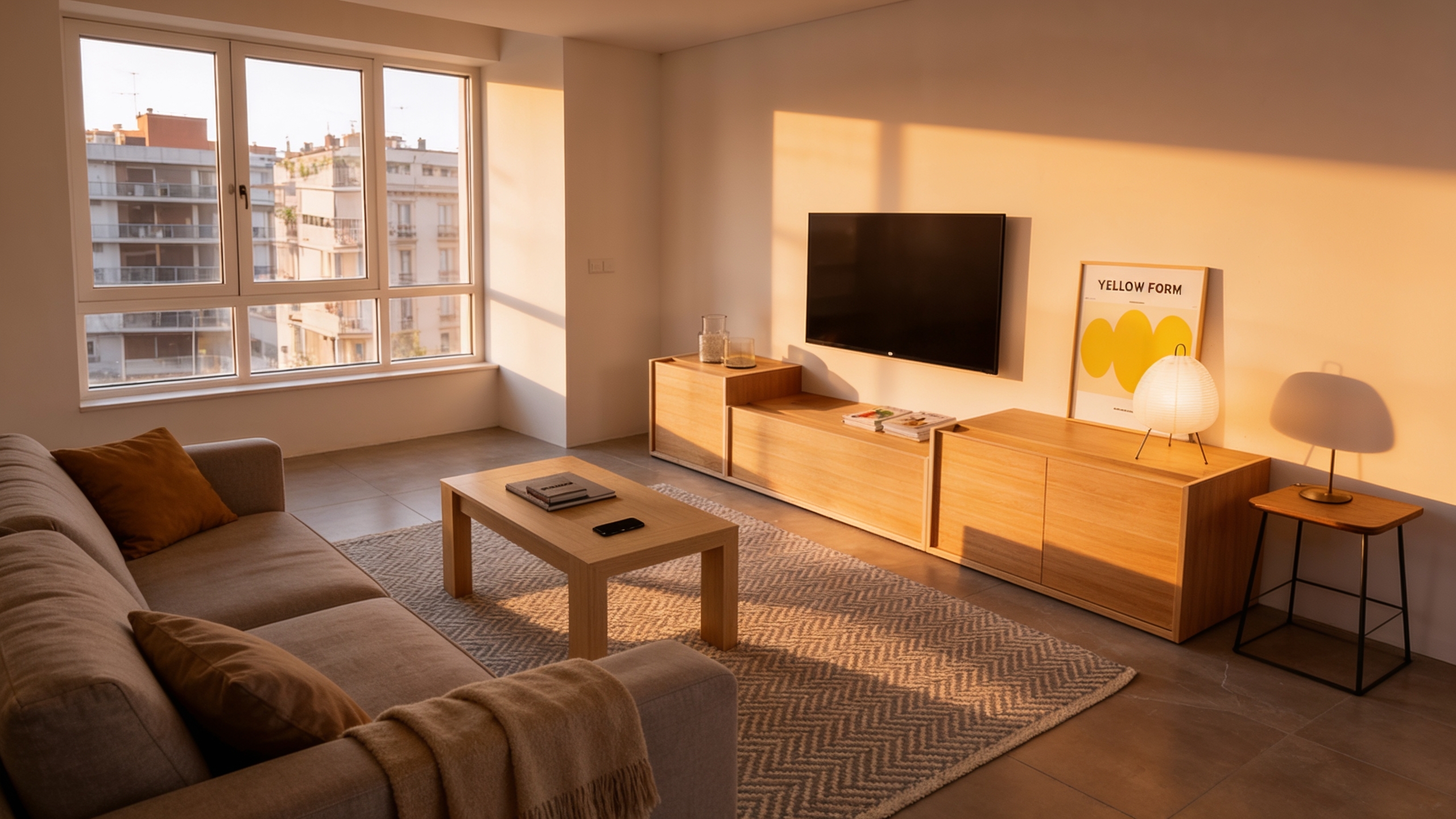 conjunto de televisor