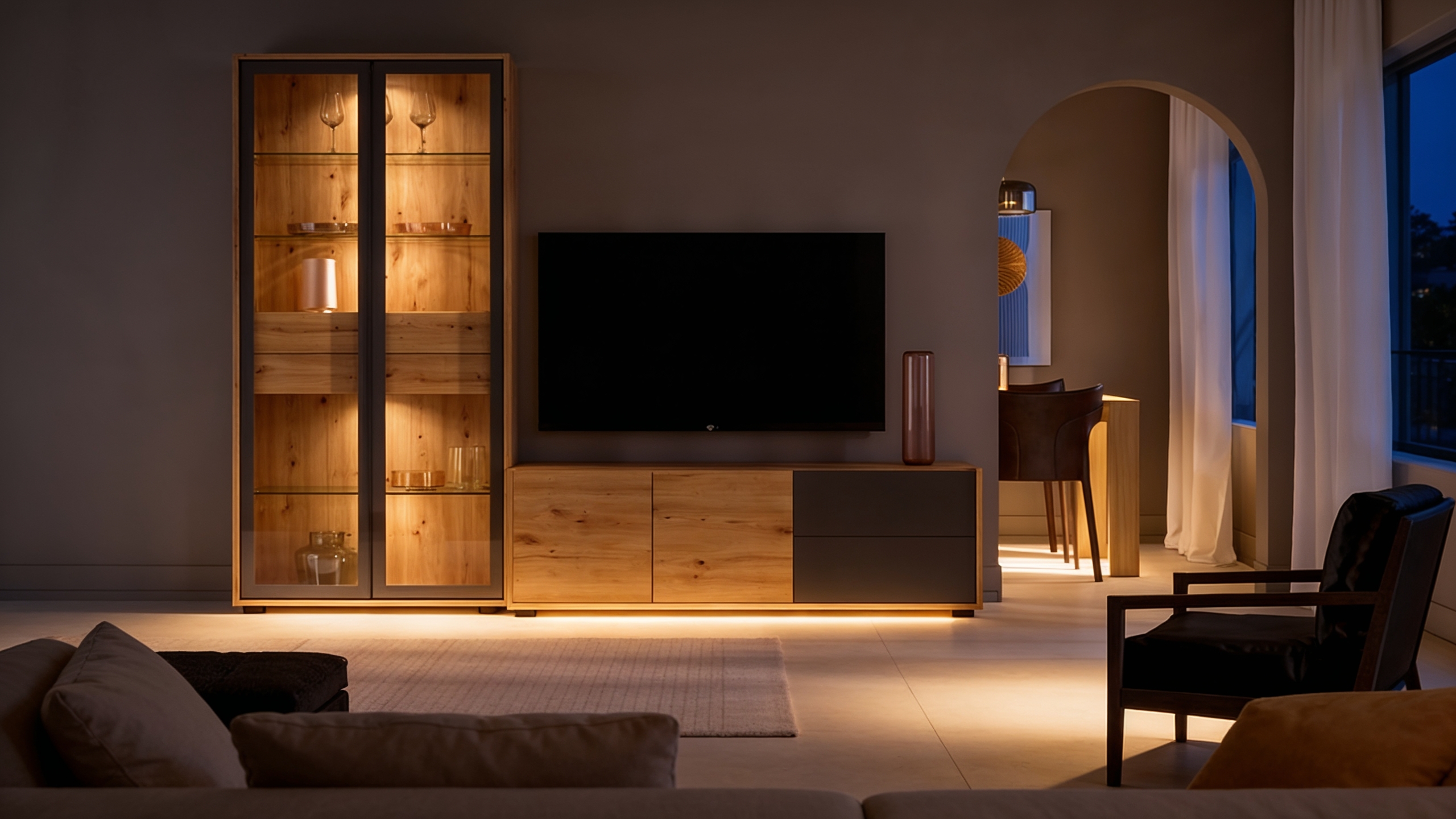 conjunto de televisor