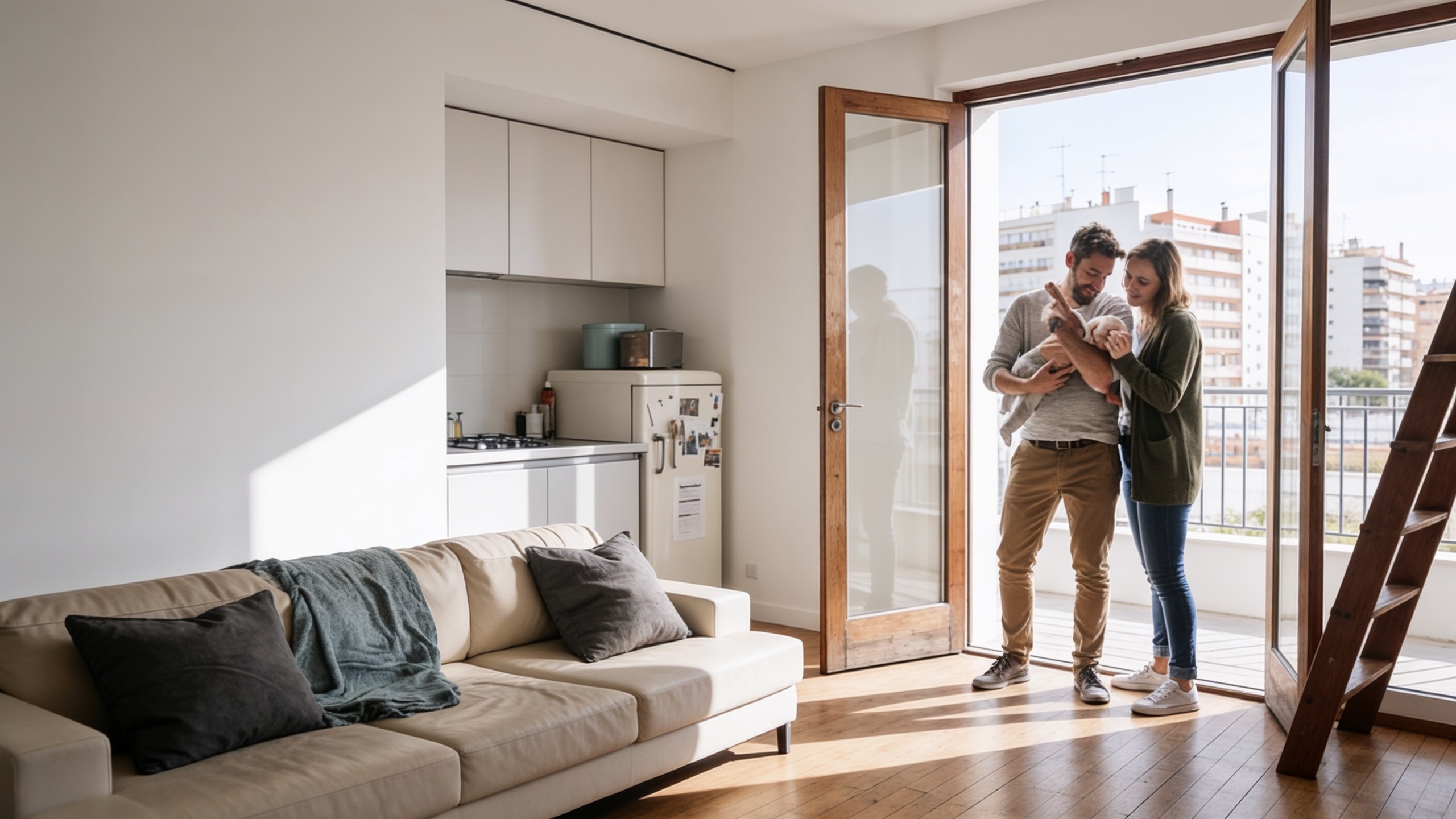 piso de pareja, casa familiar,